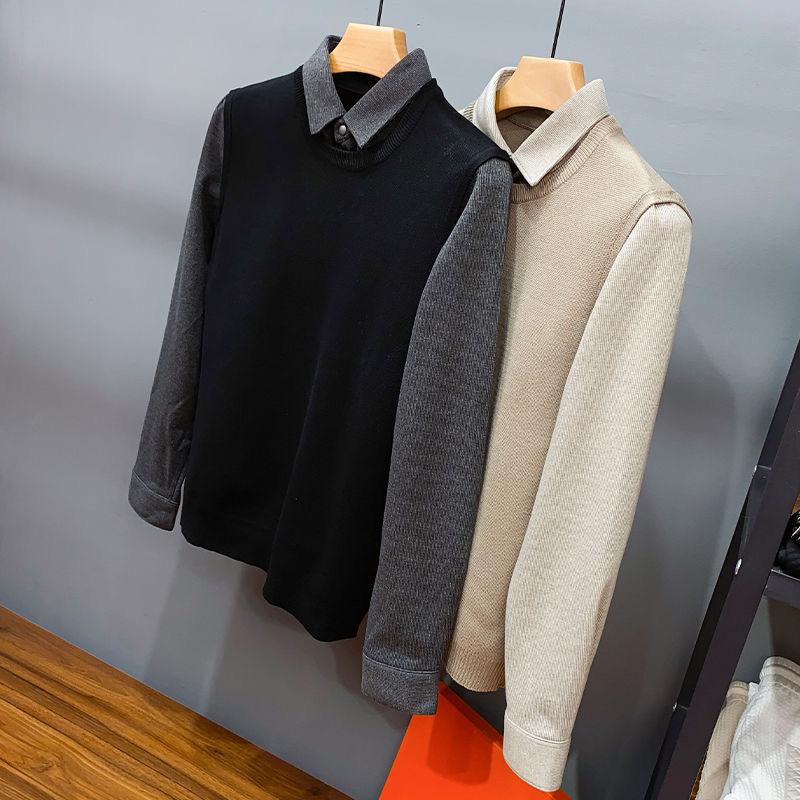 Premium Casual Knitted Sweater with Polo Collar