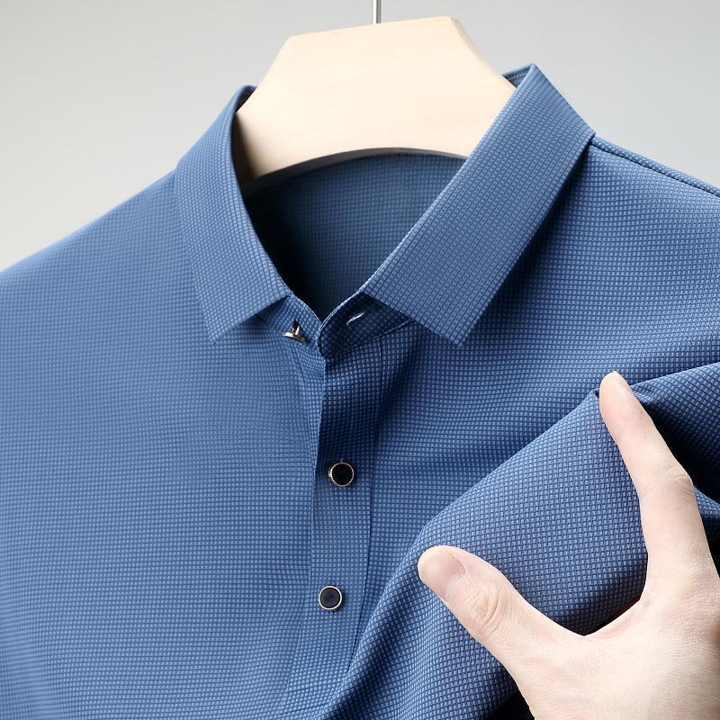 Stylish Men's Polo T-Shirt with Button Placket