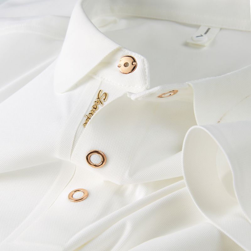 Premium Snap-Button Polo Shirt – Elegant & Functional Design