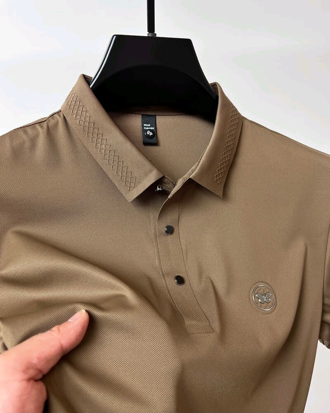 Designer Polo T-Shirt With  Embroidered Emblem & Premium Material