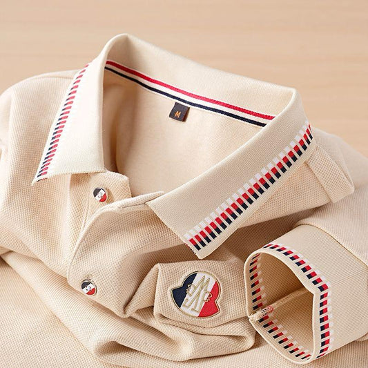 Men’s Stylish polo t-shirt   with Contrast Collar Detailing