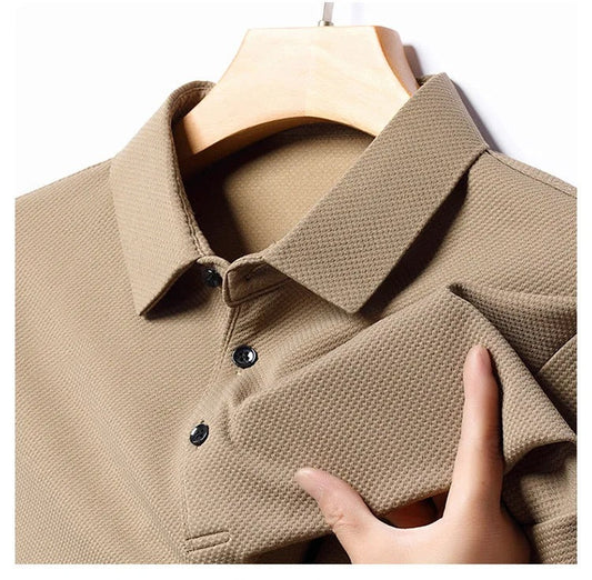 Polo Textured long-sleeved T-shirt